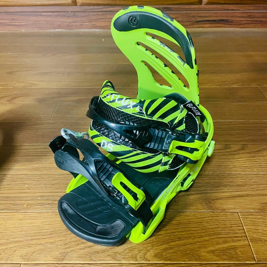 【限定色】FLUX DS スノーボード ビンディング ブラック/グリーン S