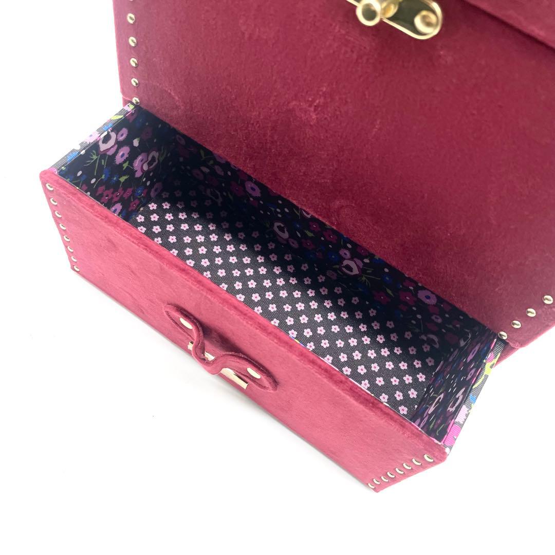 新品未使用✨アナスイ フランフラン ジュエリーボックス バニティ ダークレッド