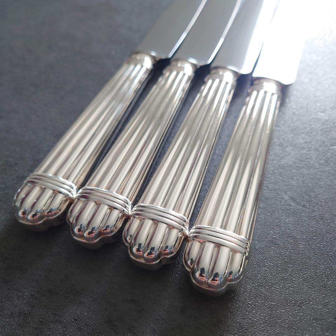 美品 クリストフル アリア テーブルナイフ 4点