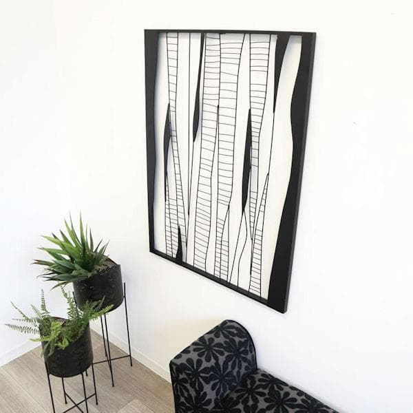 アイアンウォールアートパネル モダン ウォールデコ 壁飾り（431）