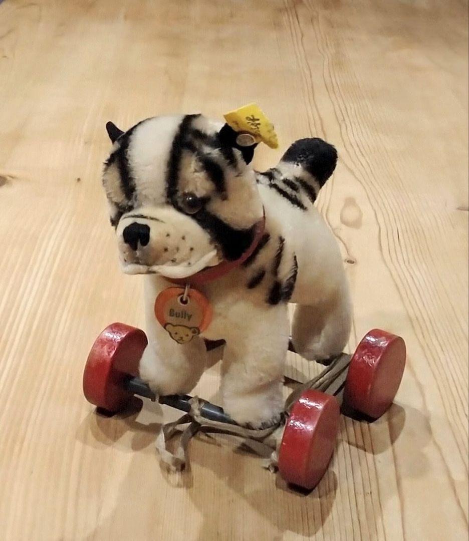 ヴィンテージsteiff bully dog 車輪　シュタイフブリー　超美品