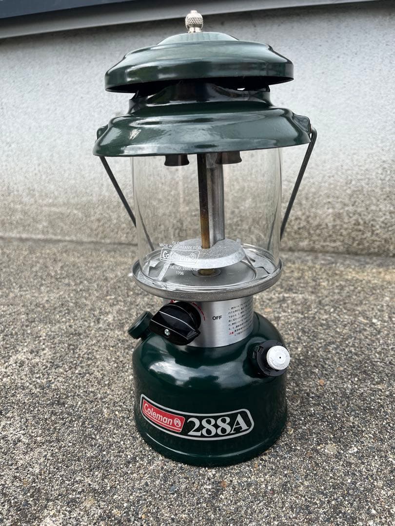 Coleman 288A ランタン グリーン 付属品あり