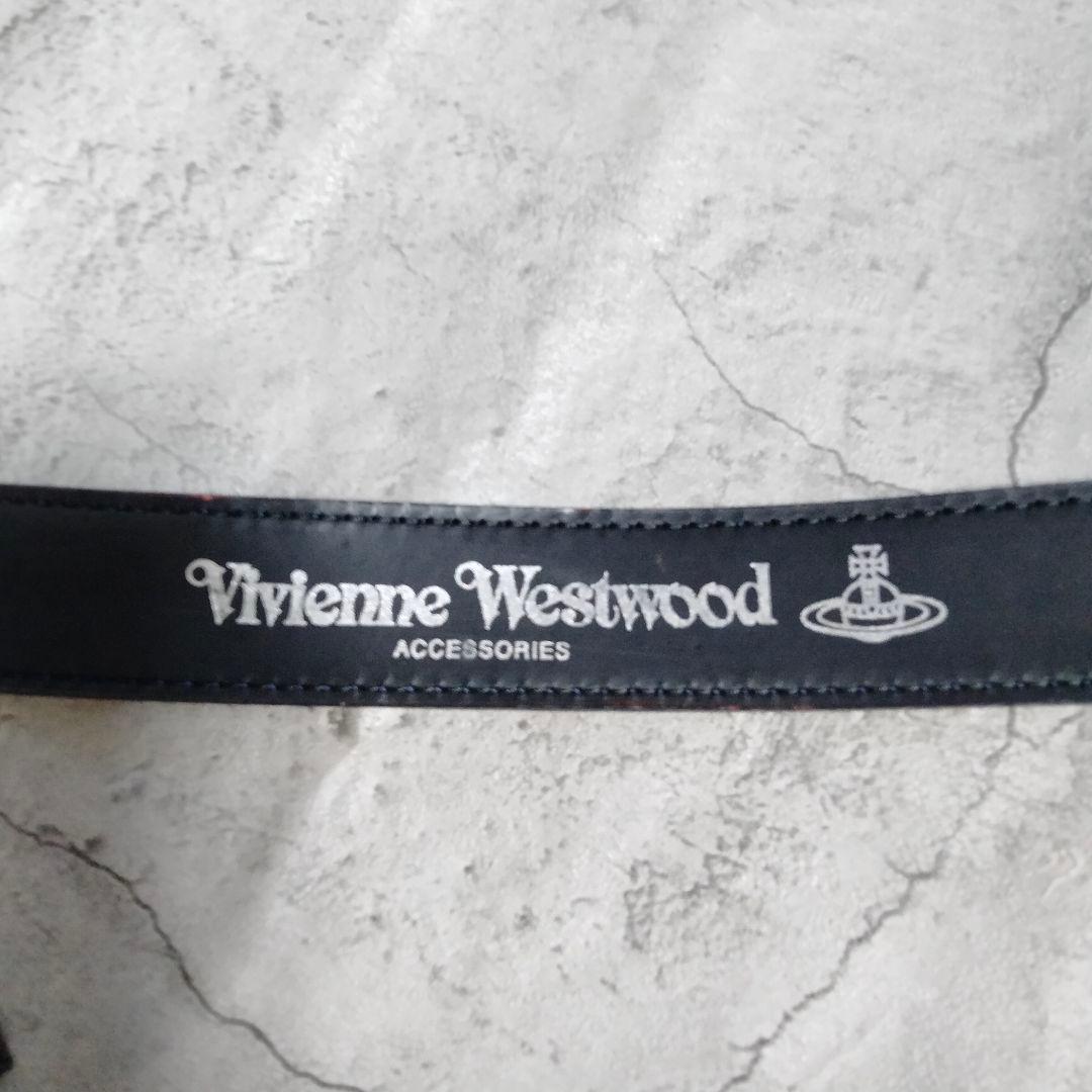 S*y様 希少✨ヴィヴィアンウエストウッド ベルト オーブ スカル レザー レッ