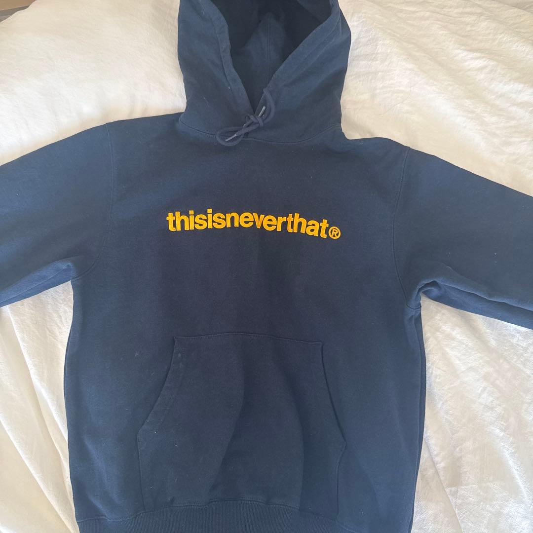 thisisneverthat パーカー ネイビー