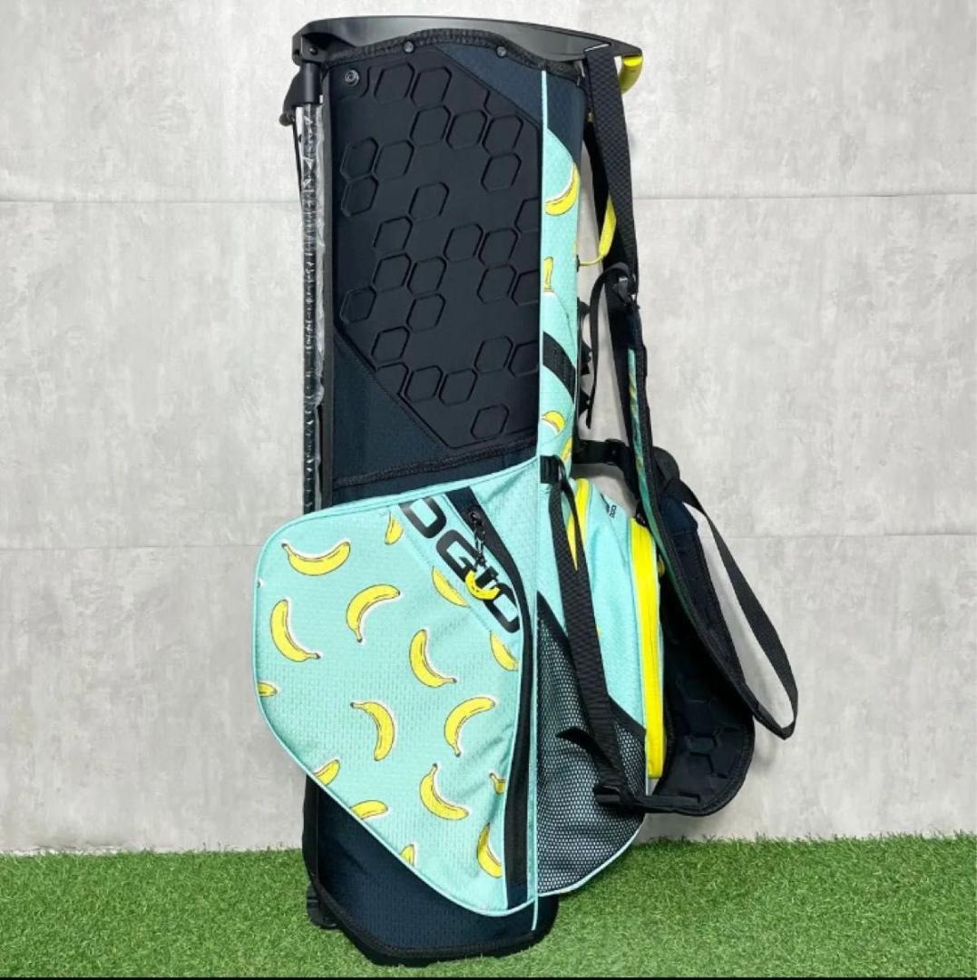 【新品】OGIO オジオ キャディバッグ ゴルフバッグ バナナ柄 スタンド式