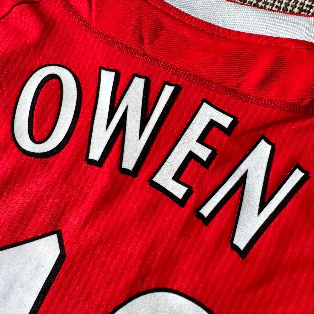 【紙タグ付き・デッドストック】オーウェン ＃１０ リヴァプールFC ０３／０４