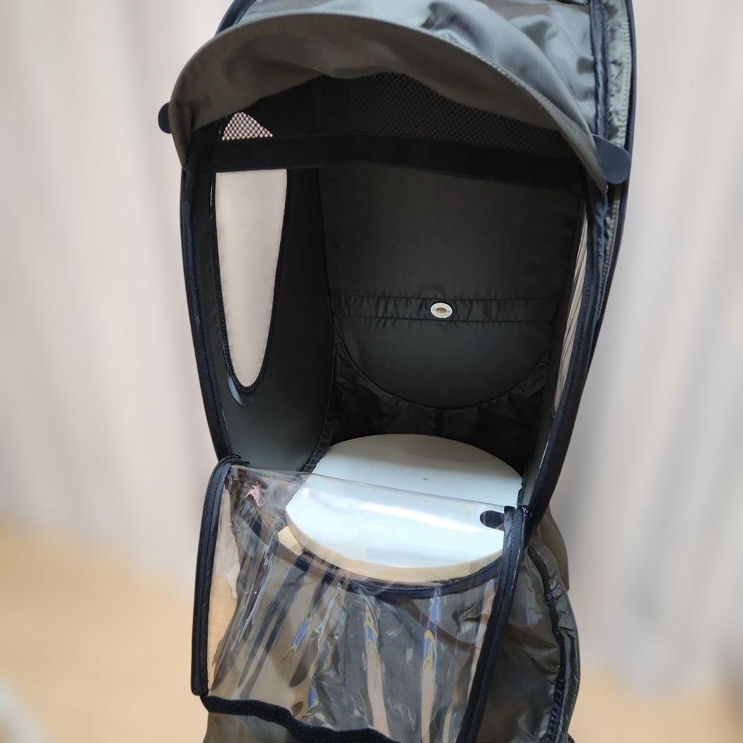 norokkaレインカバー　スタンダードモデル　後ろ用　オリーブ