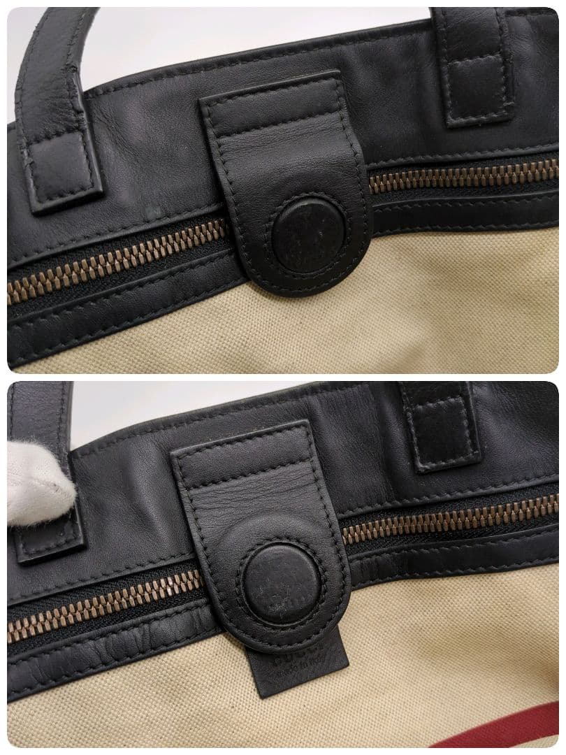 【入手困難・美品】グッチ☆トートバッグ スネーク GGスプリーム PVC 大容量