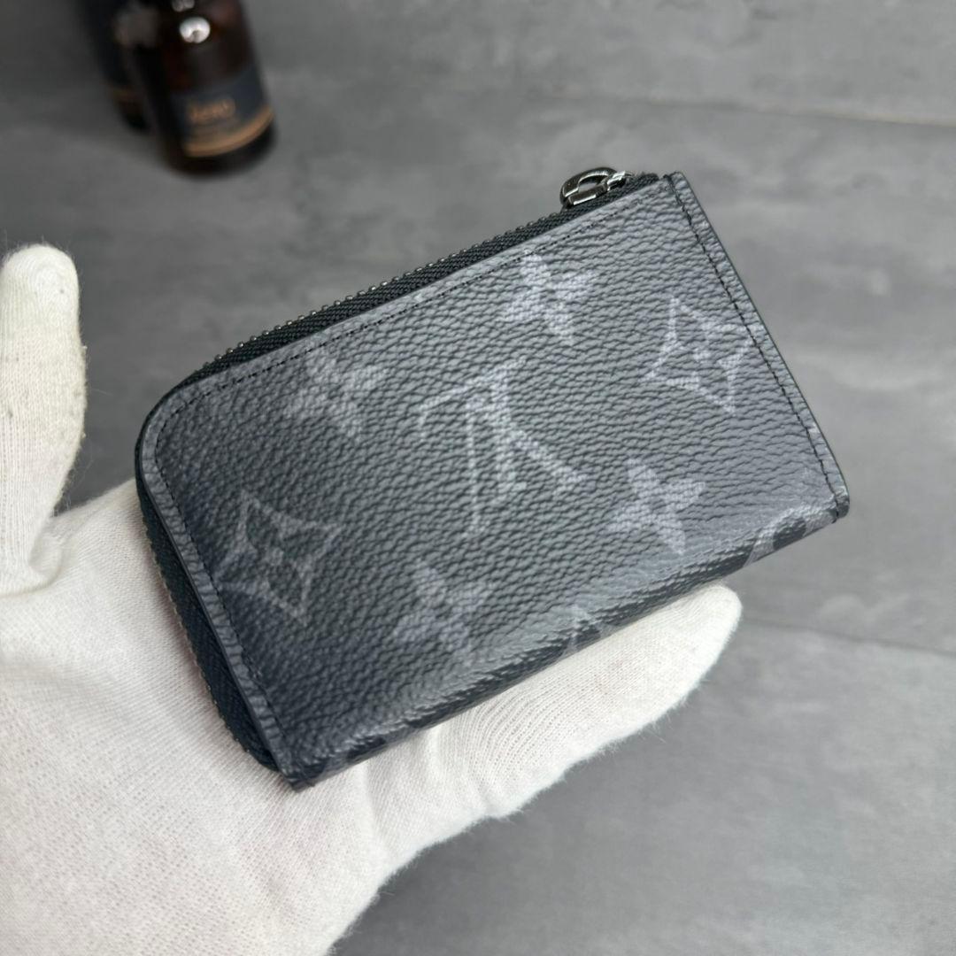 【極美品】ルイヴィトン ポルトモネ ジュール モノグラム エクリプス 黒