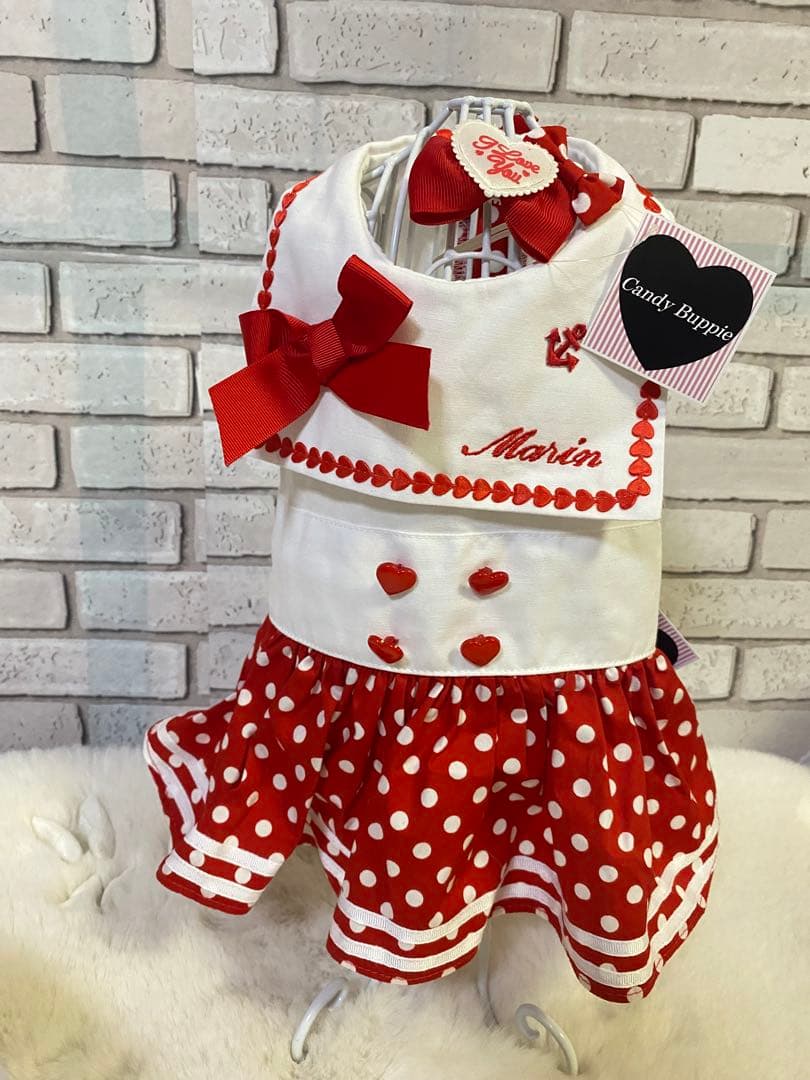 キャンディブッピーscarletsailorワンピースＭバレッタセット新品未使用