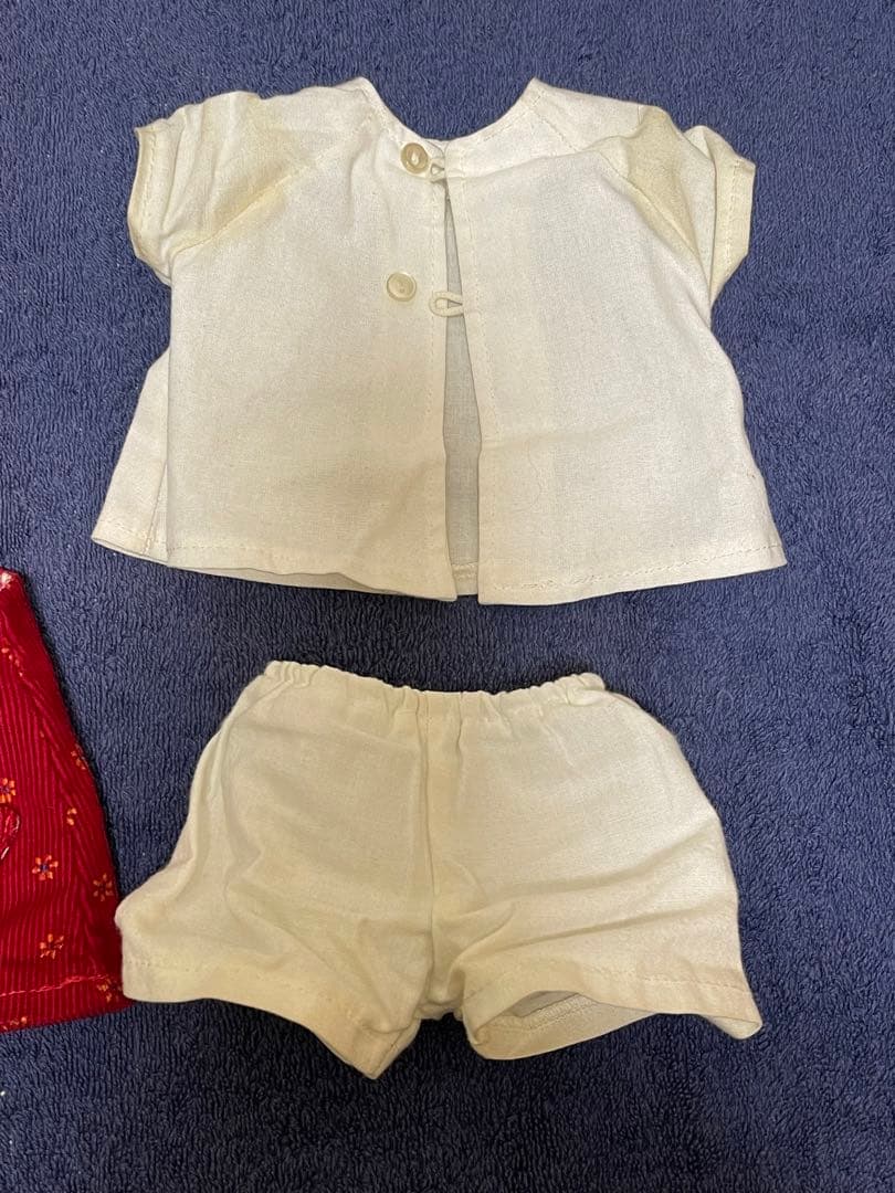 ジルケ人形 金髪青眼の女の子  赤い服（ドイツ ケーセン社　ハンドメイド）