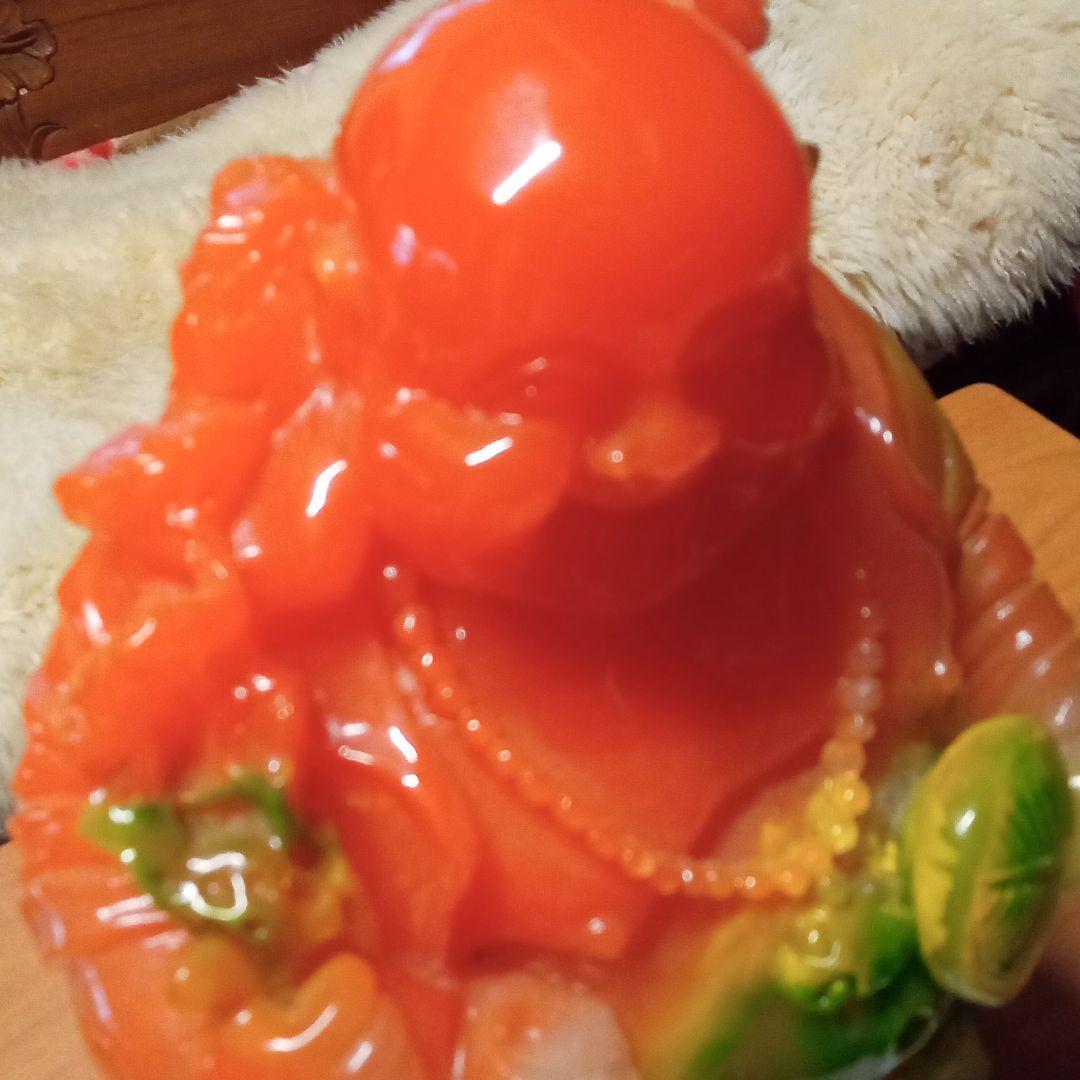 美しい色ガラスの布袋さん