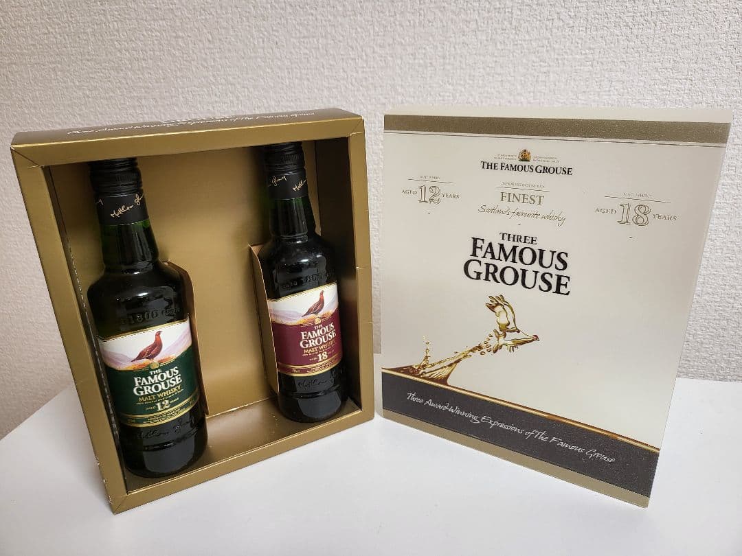 【箱付き 】ザ　フェイマスグラウス１８年＋１２年セット