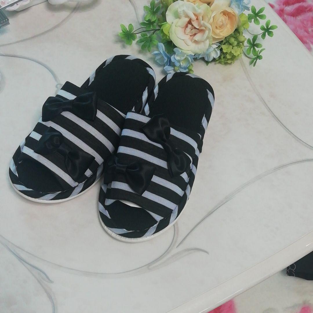 ✨♥おりぼんストライプスリッパ✨♥