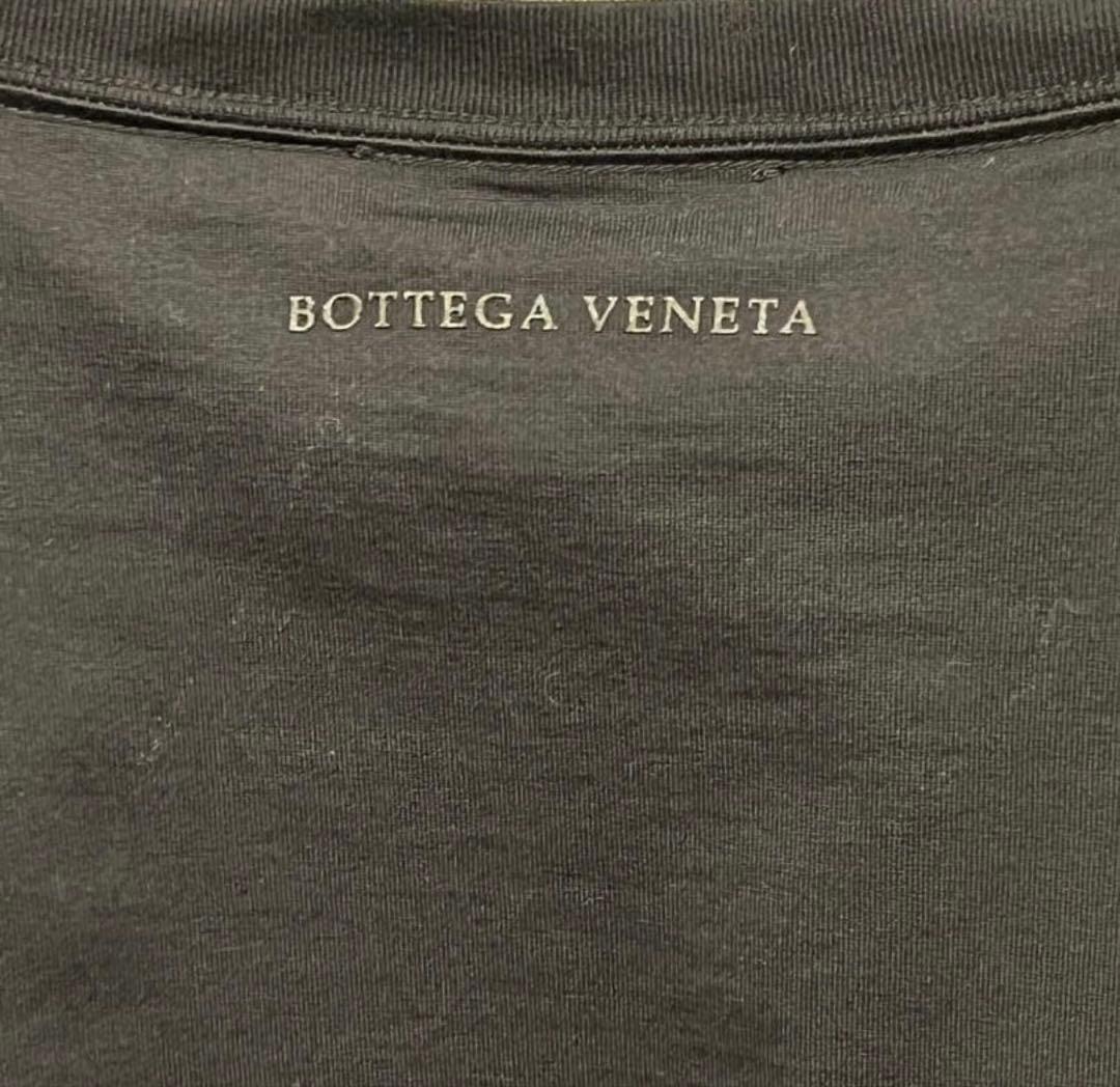 【BOTTEGA VENETA】黒 長袖カットソー 肘パッド付き