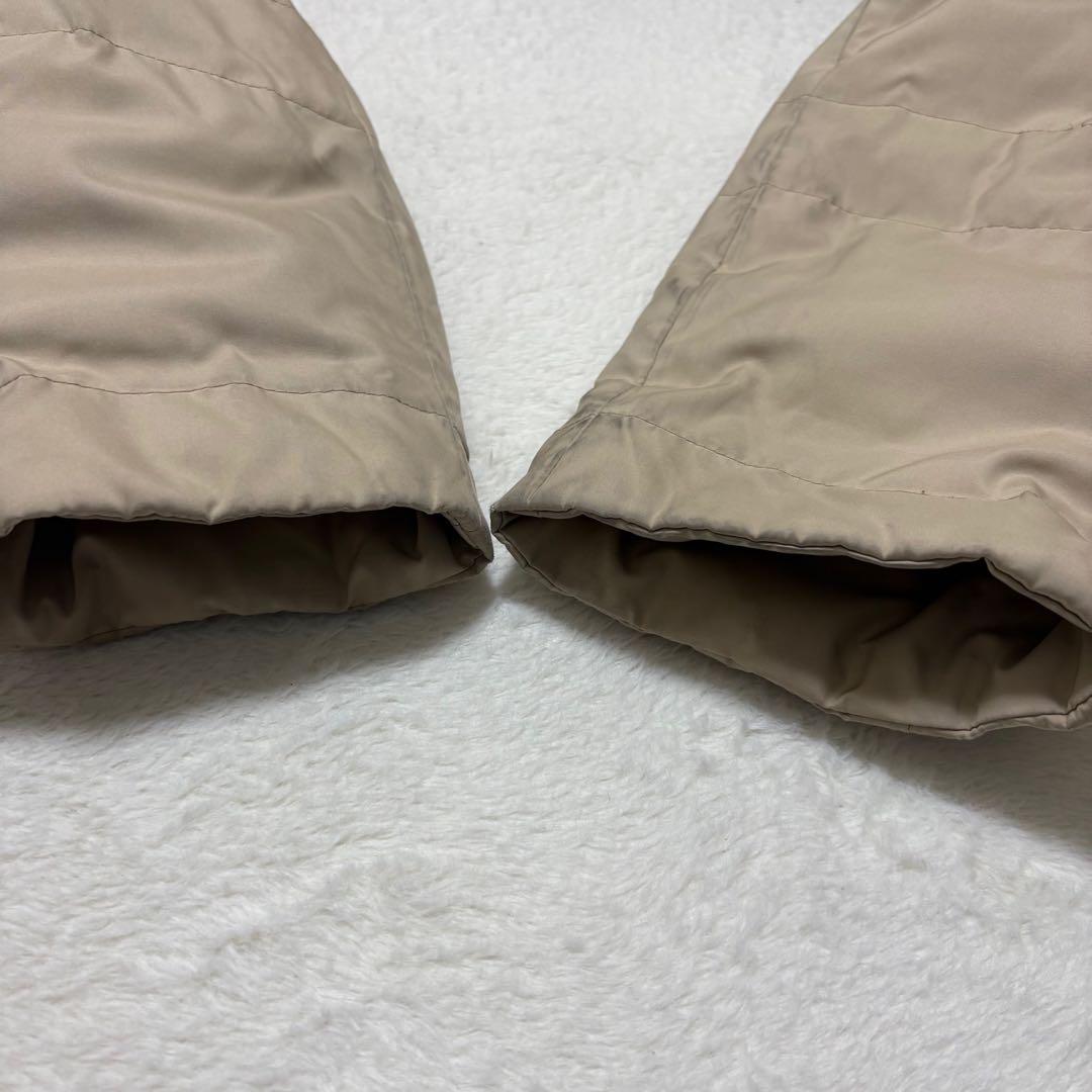 バーバリーロンドン　ダウンジャケット　ノバチェック　L 大きいサイズ　ベージュ