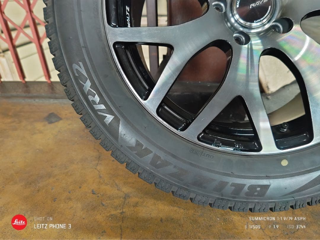 レイズ　ヴァルツフォージドS7 18インチ　ブリヂストンスタットレスタイヤセット