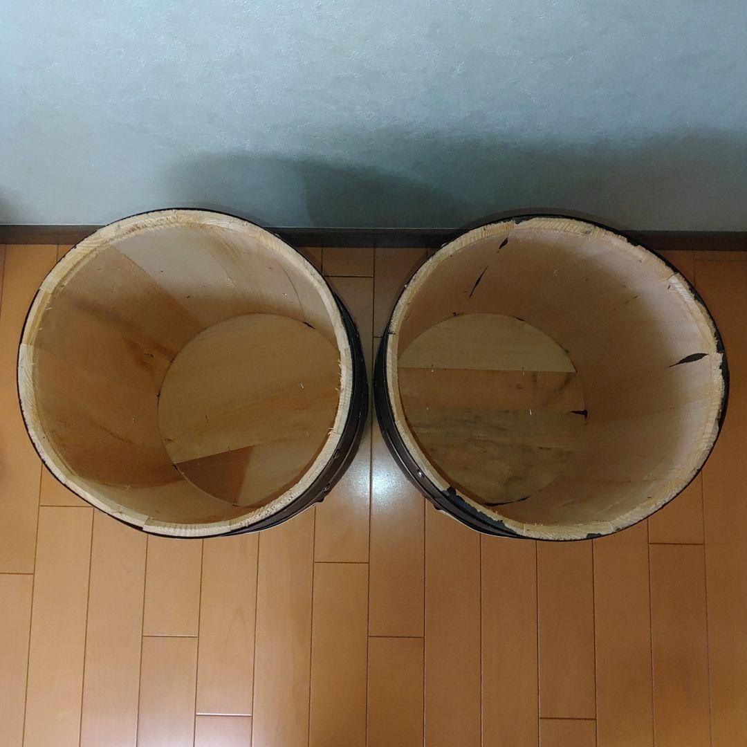 ビール樽　新品未使用 LÖWENBRÄU 木製樽風インテリア小物 2個セット