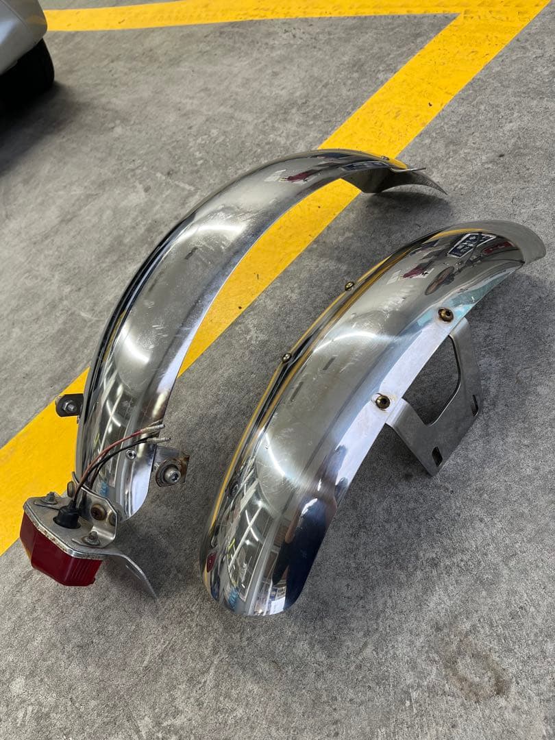ヤマハ　SR用　ペイトンプレイスプレイスショートフェンダー前後セット