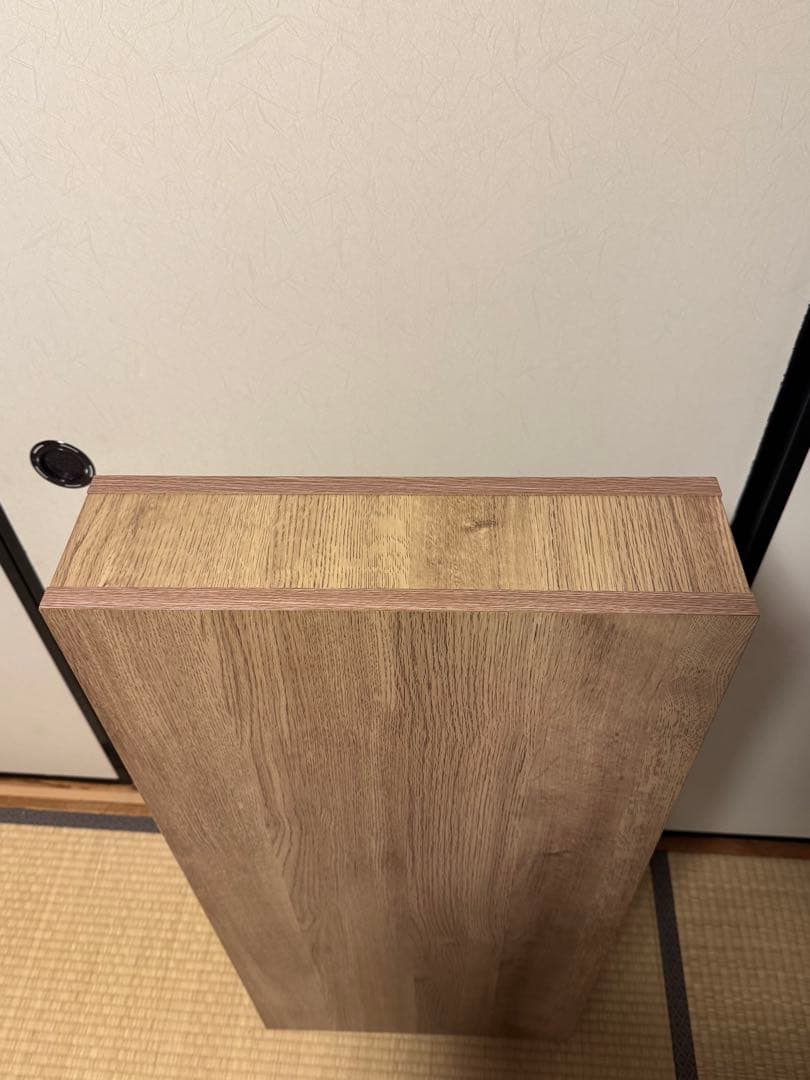 LOWYA ナチュラルウッド ローテーブル 引き出し付き