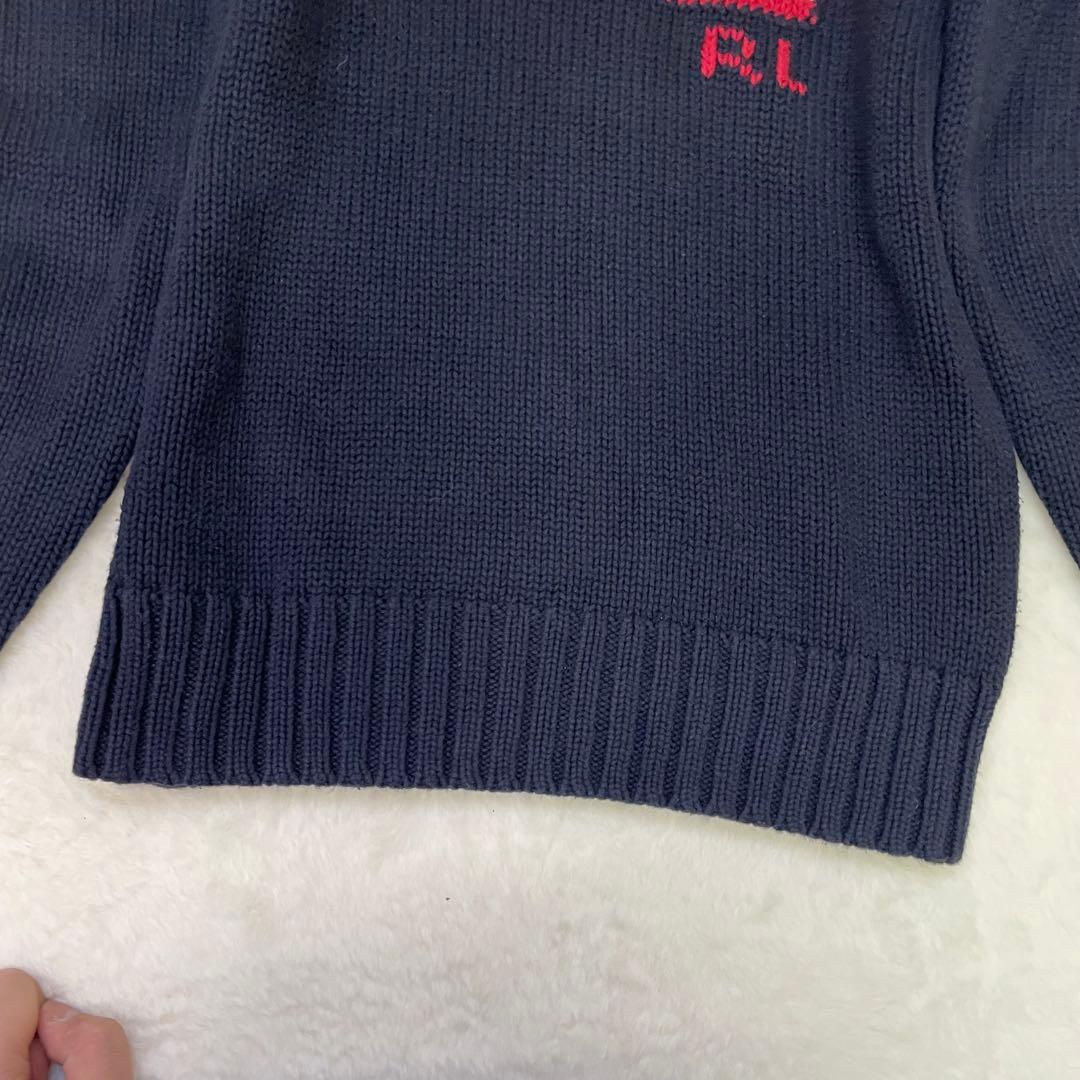 美品　Polo Ralph Lauren 星条旗　アメリカ国旗セーター　希少