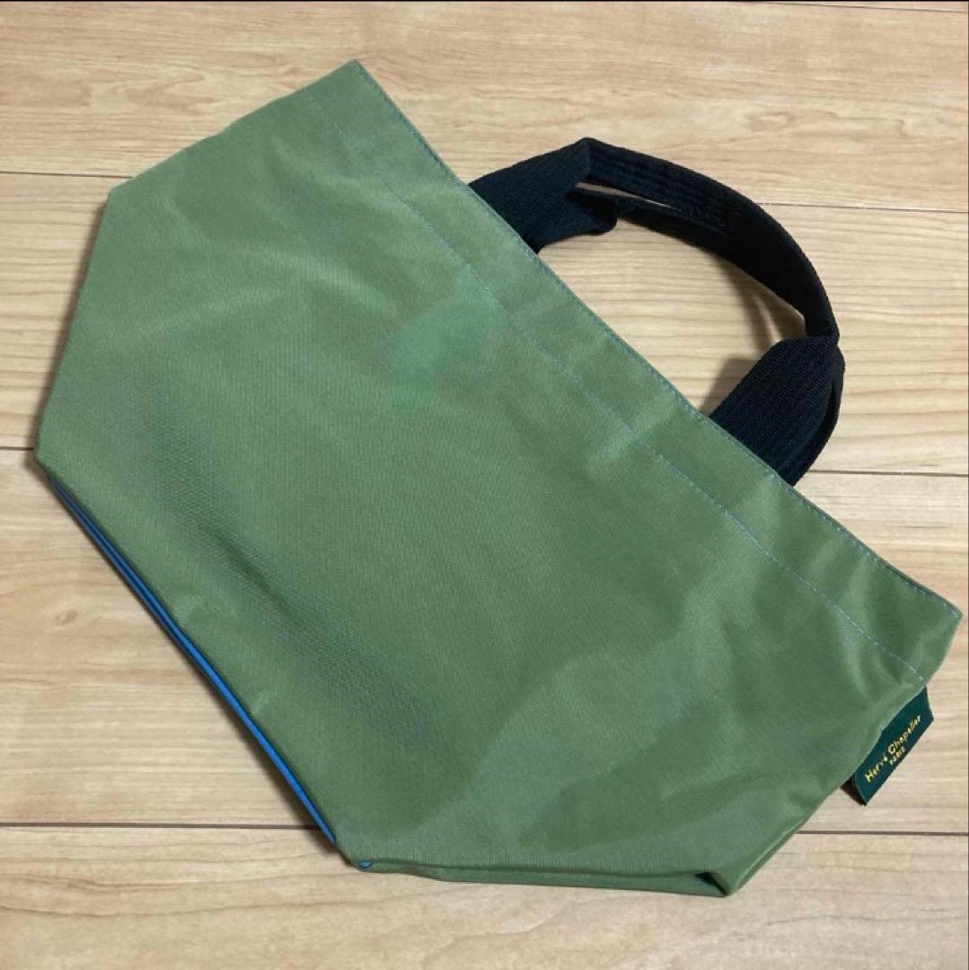 極美品◉エルベシャプリエ◉1027N◉ナイロン舟型トートM◉ロケット×バレンヌ