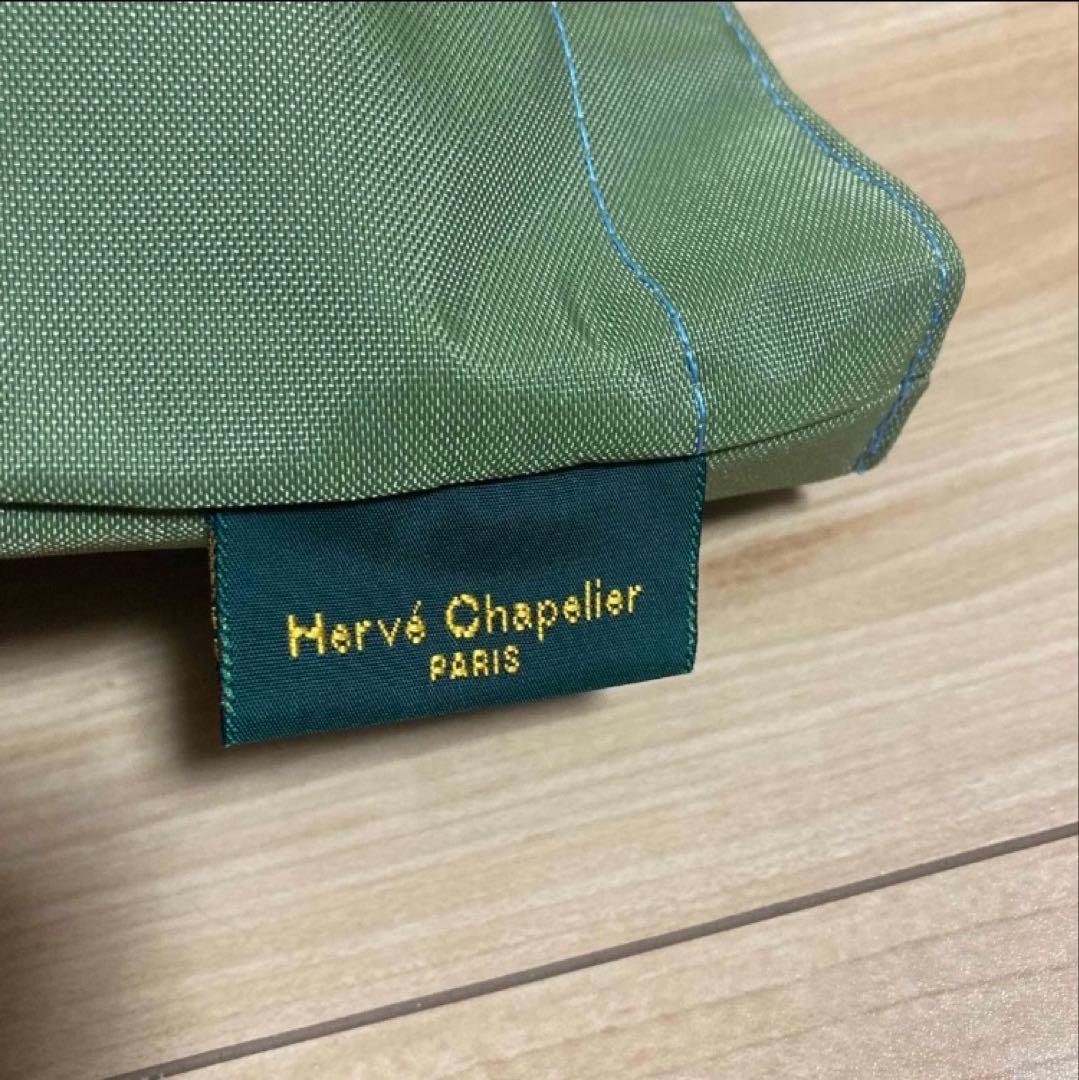 極美品◉エルベシャプリエ◉1027N◉ナイロン舟型トートM◉ロケット×バレンヌ