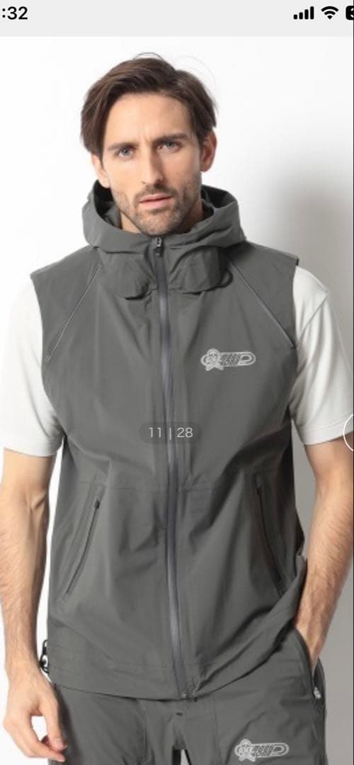 新品未使用 MARK&LONA レインウェア　48 セットアップ　ストレッチ