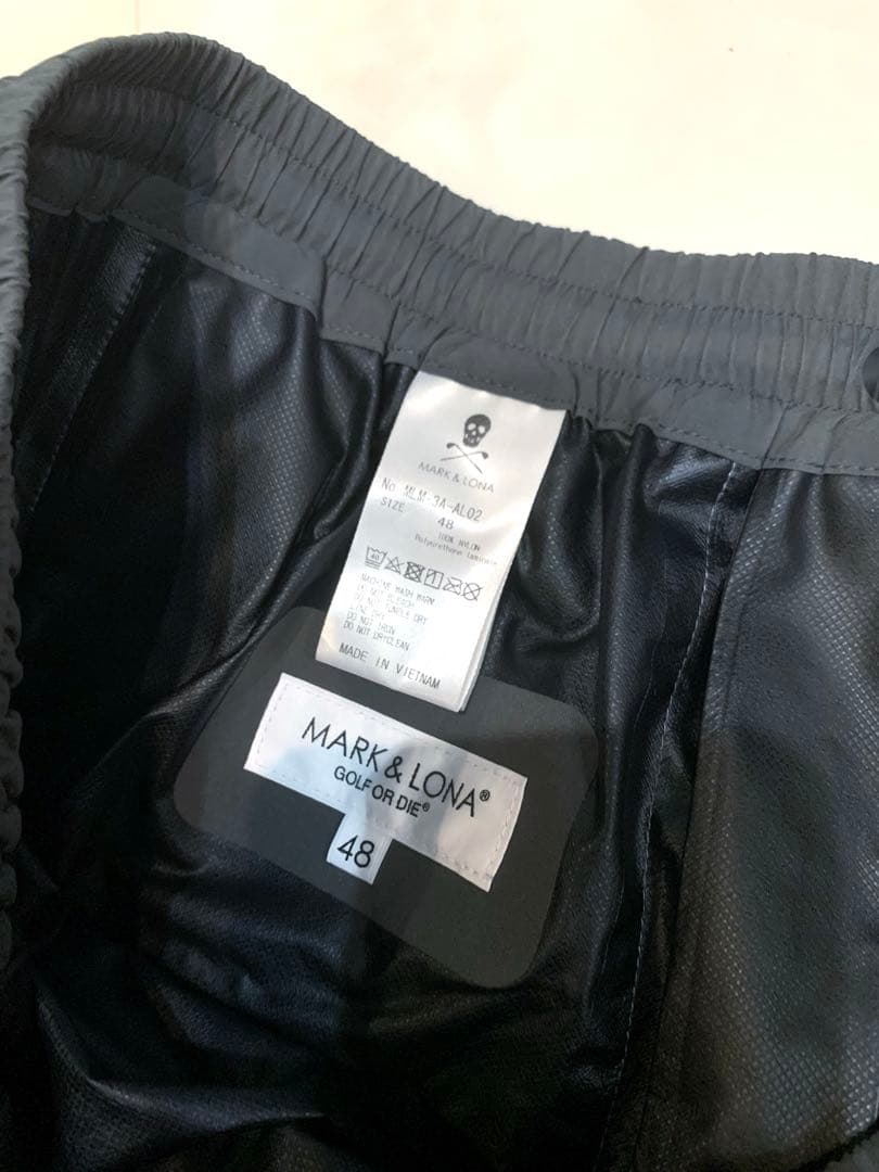 新品未使用 MARK&LONA レインウェア　48 セットアップ　ストレッチ
