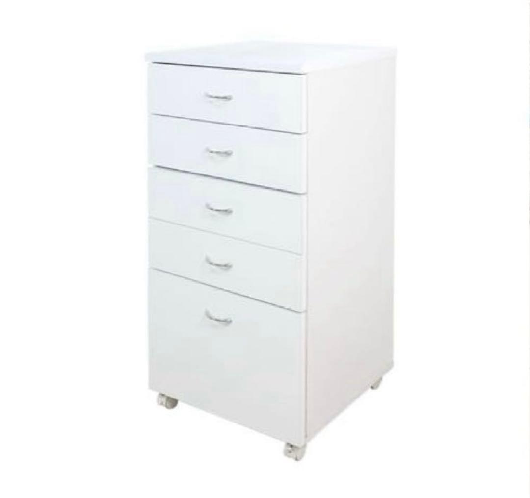 【お値下げしました】マルチワゴン 引出し 5段 キャスター付き