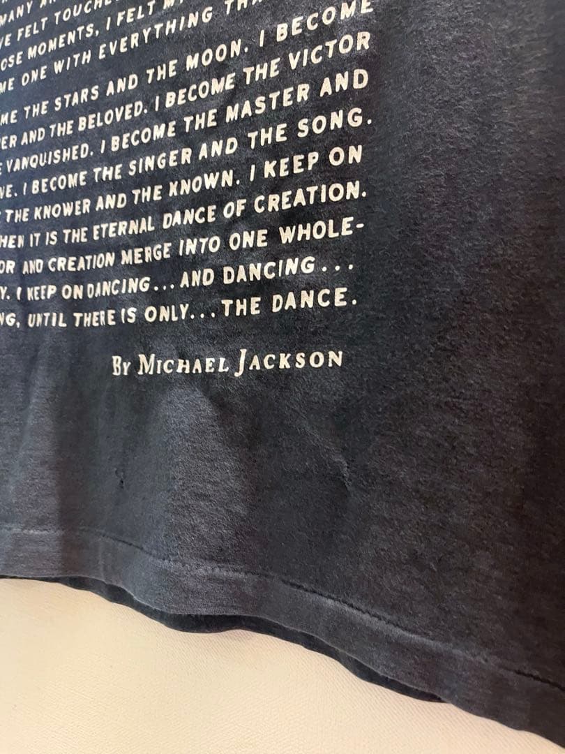 90s MICHAEL JACKSON THE DANCE Ｔシャツ
