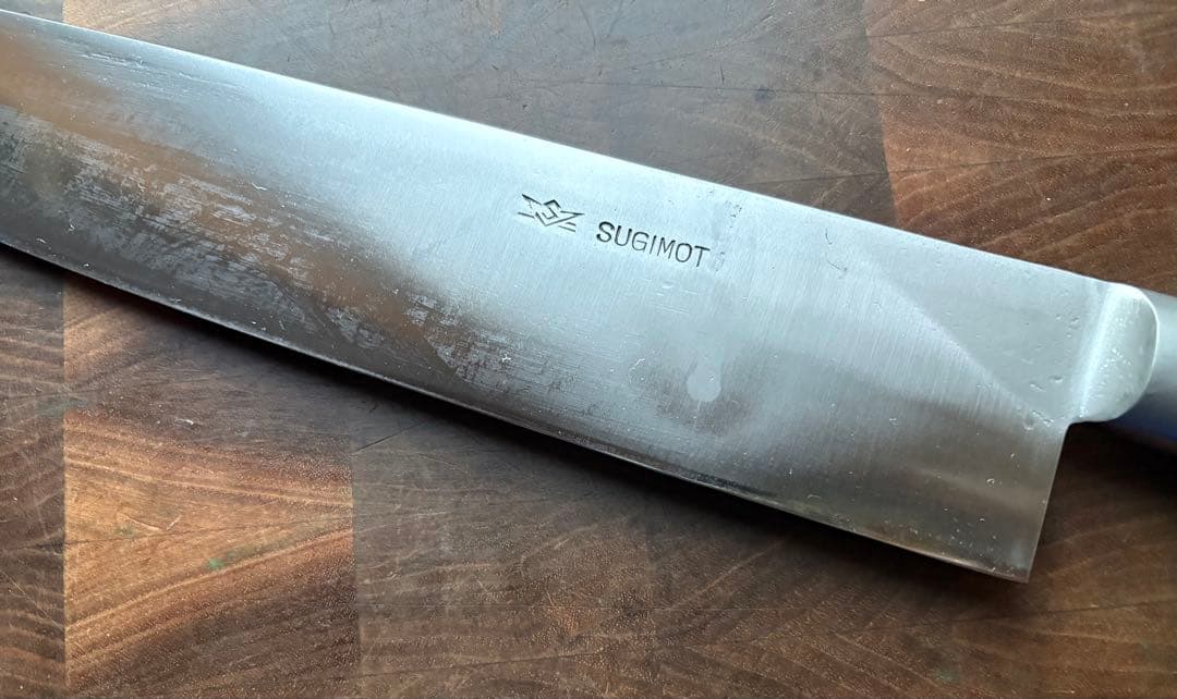 東京　杉本　牛刀　300mm 尺　包丁　全鋼　炭素鋼　研ぎ済　洋包丁　再生品