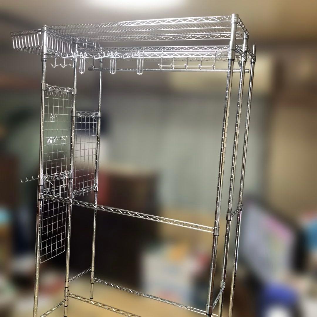 R★ルミナス　大きくて頑丈なスチールラック　高さ2m10