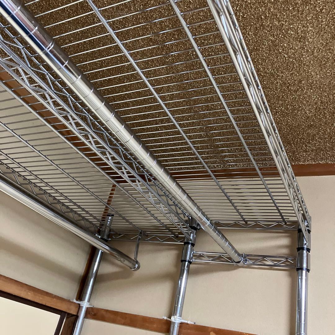 R★ルミナス　大きくて頑丈なスチールラック　高さ2m10