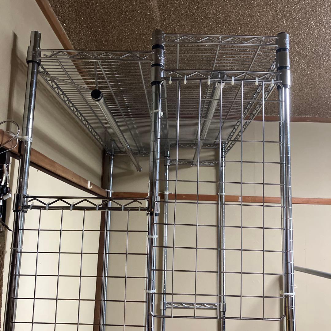 R★ルミナス　大きくて頑丈なスチールラック　高さ2m10