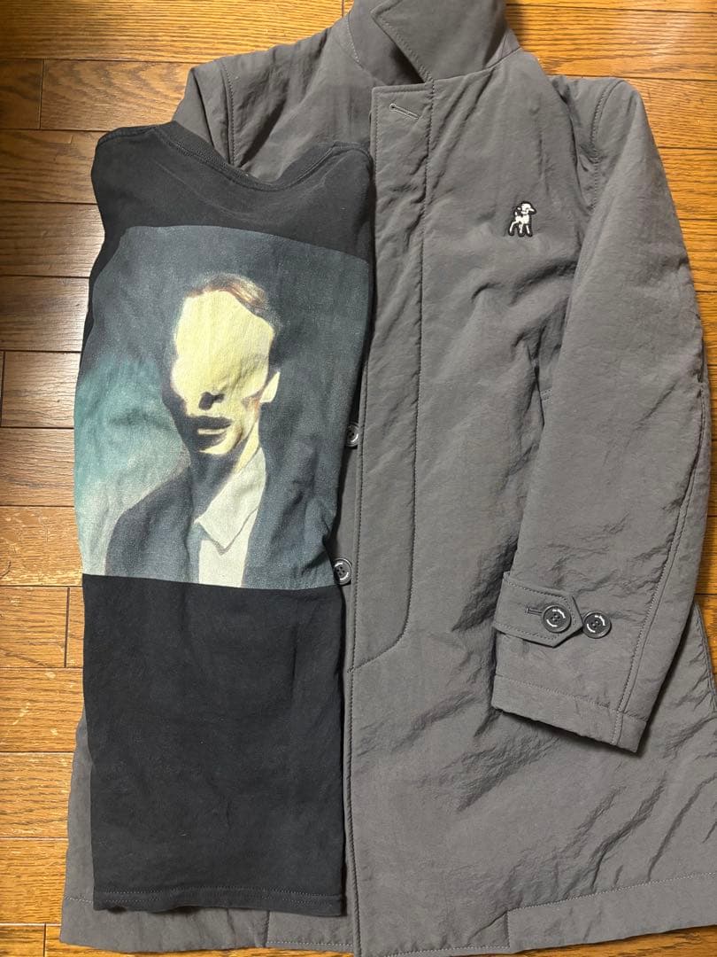 the Shepherd ステンカラーコート グレー