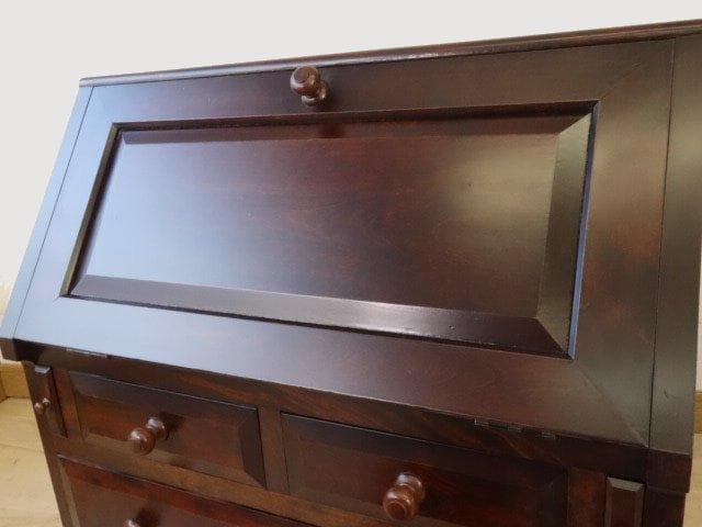 松本民芸家具　座ビューロー　ライティング　座机　 再塗装済　ＵＳＥＤ