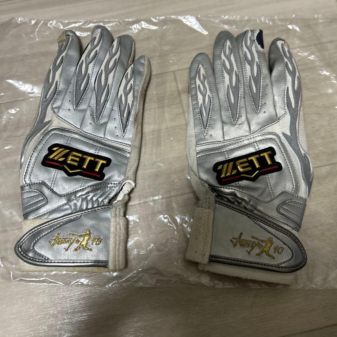 オリックス森友哉　実使用バッティンググローブ