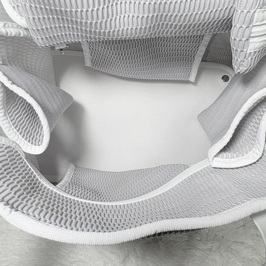 qbag paris ネスト　メッシュ トート　マザーズバッグ グレー Lサイズ