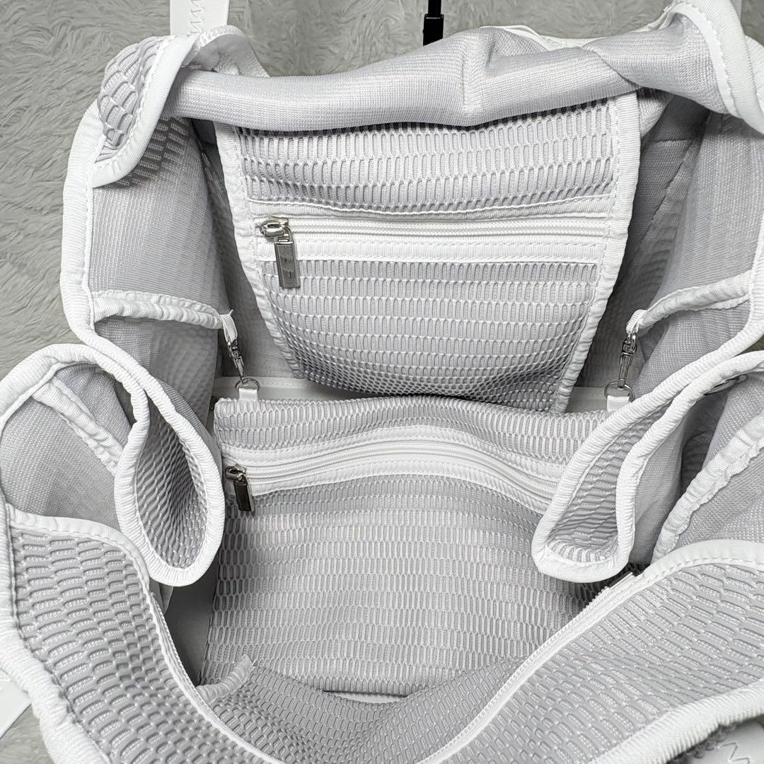 qbag paris ネスト　メッシュ トート　マザーズバッグ グレー Lサイズ