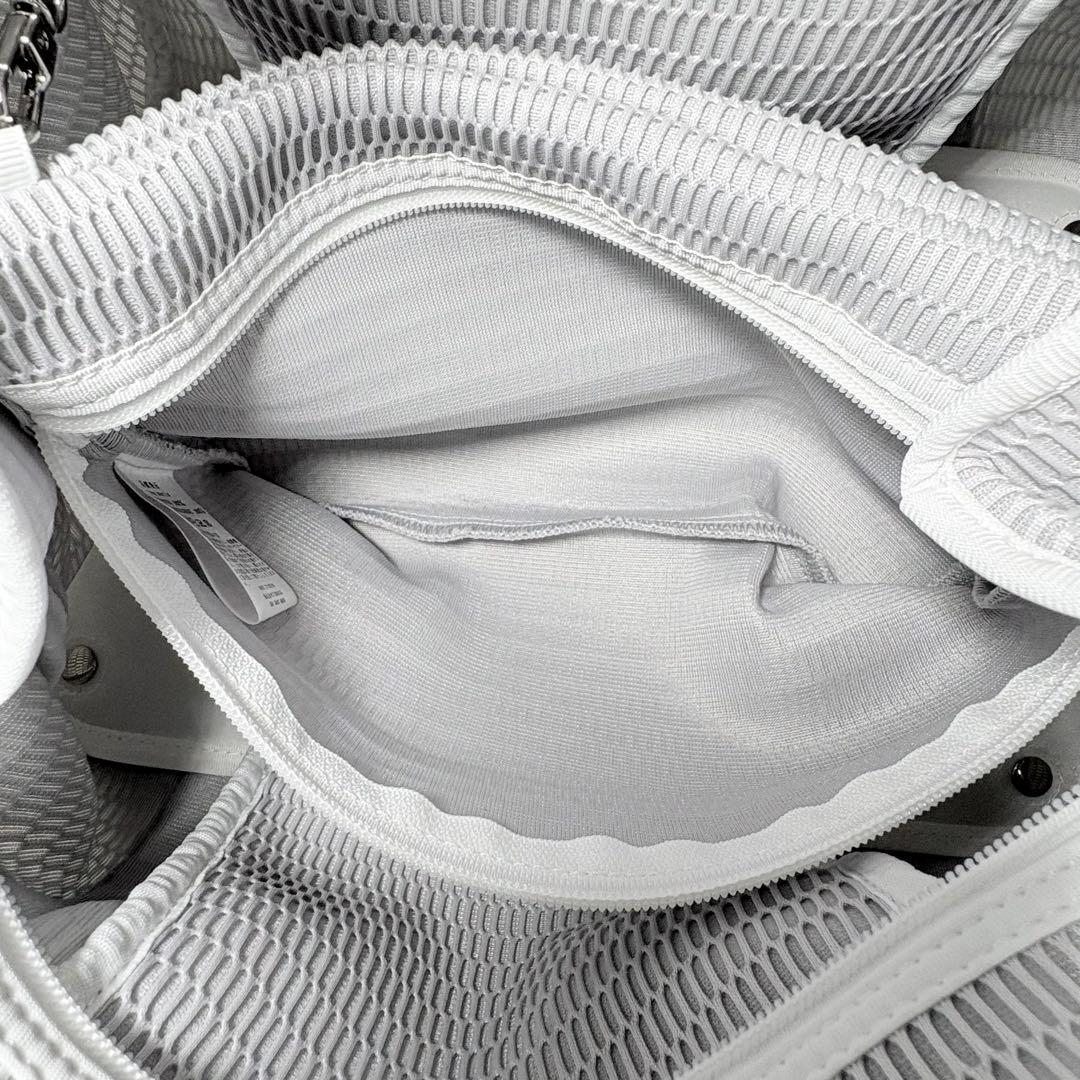 qbag paris ネスト　メッシュ トート　マザーズバッグ グレー Lサイズ