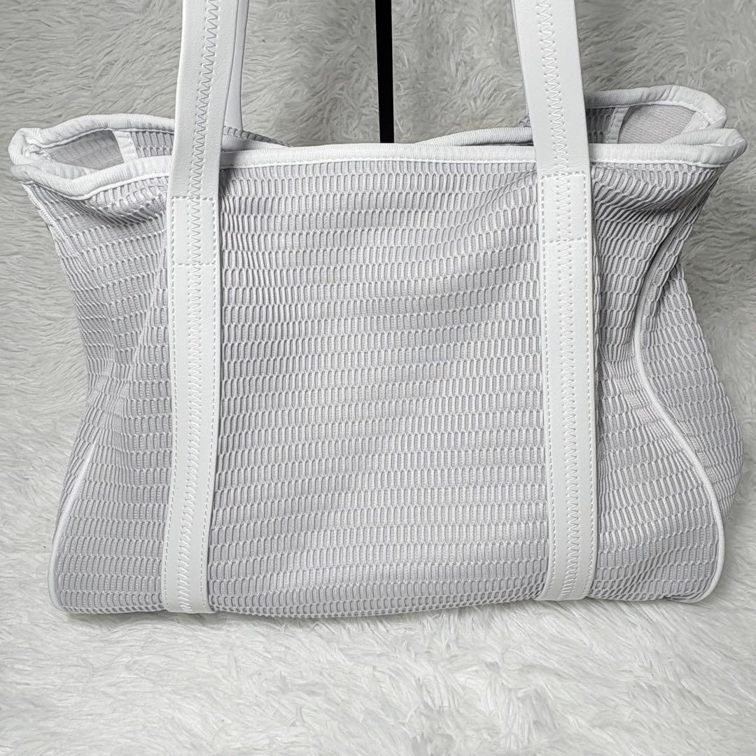 qbag paris ネスト　メッシュ トート　マザーズバッグ グレー Lサイズ