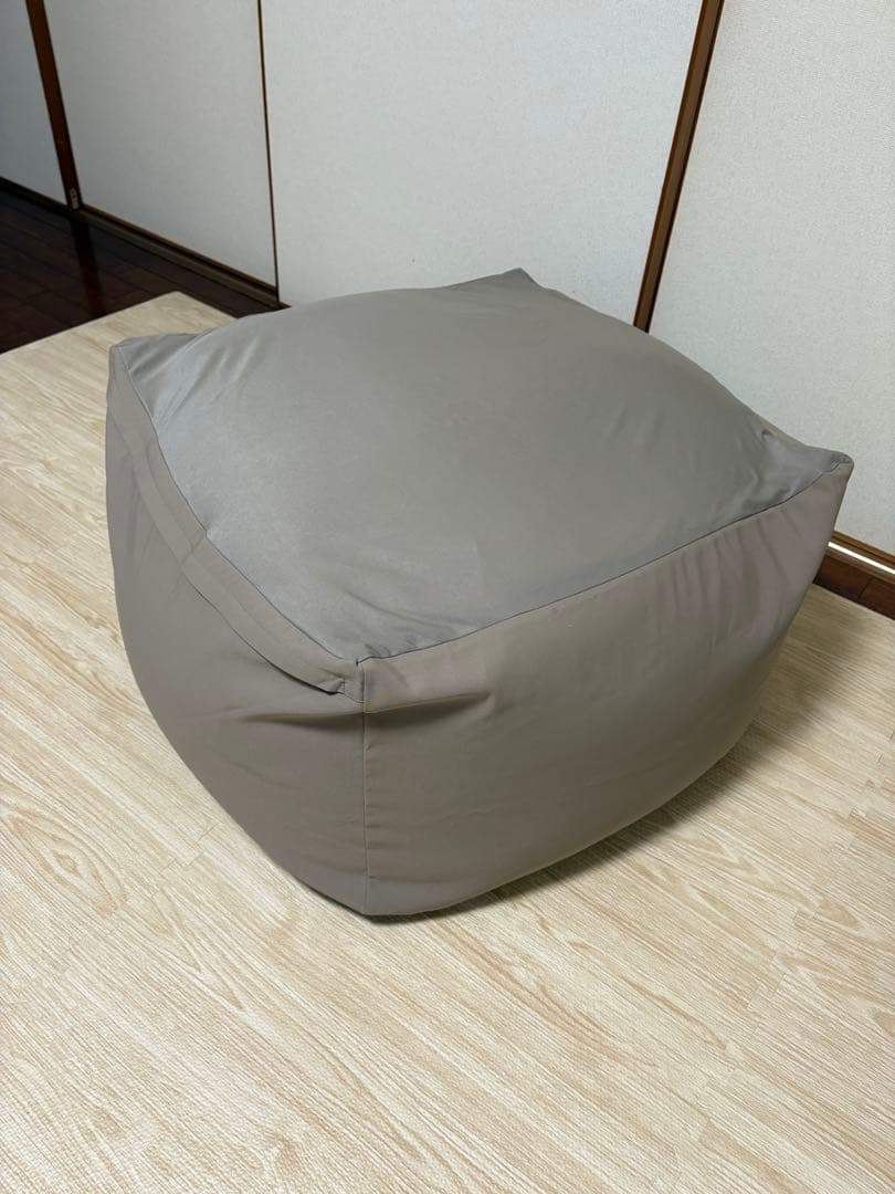 美品* 体にフィットするソファ　セット　グレーベージュ　ポリエステル平織