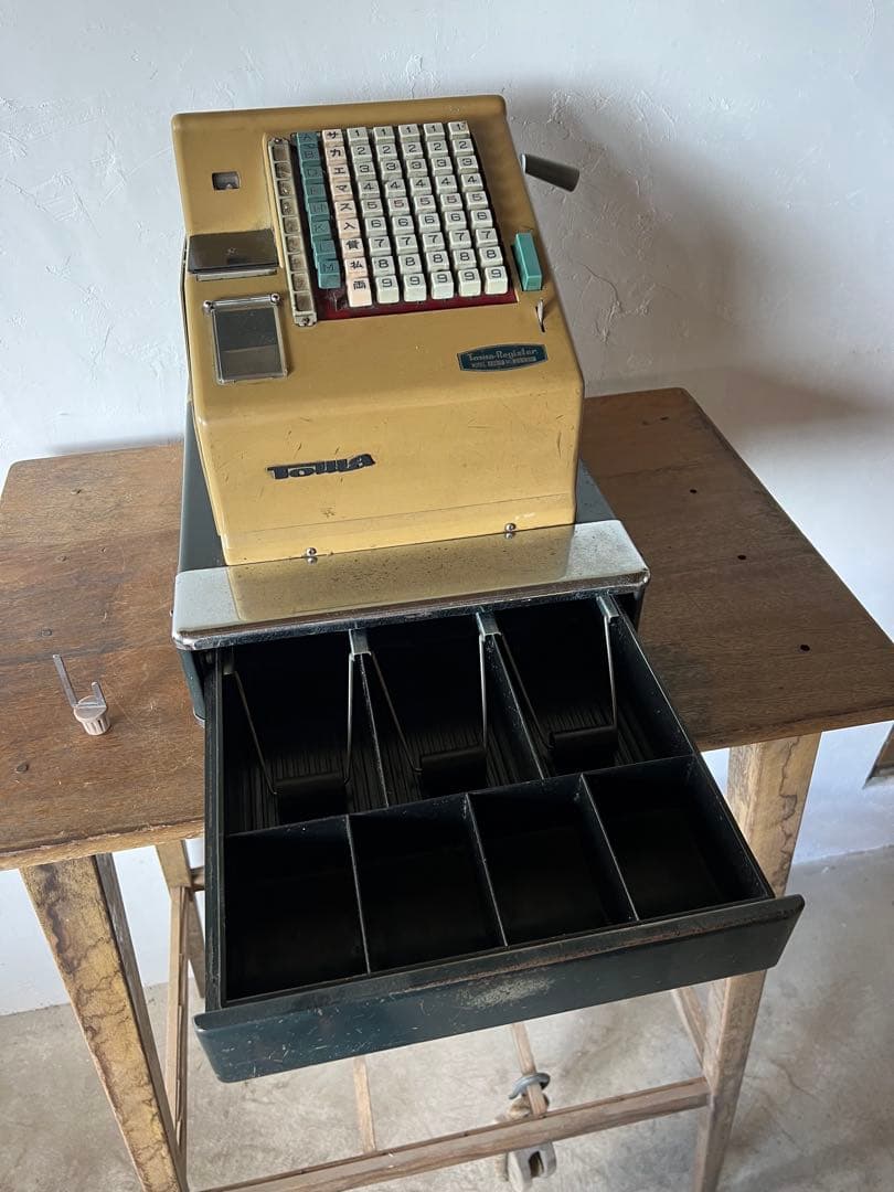 【昭和レトロ】TOUWA レジスター ヴィンテージ インダストリアル