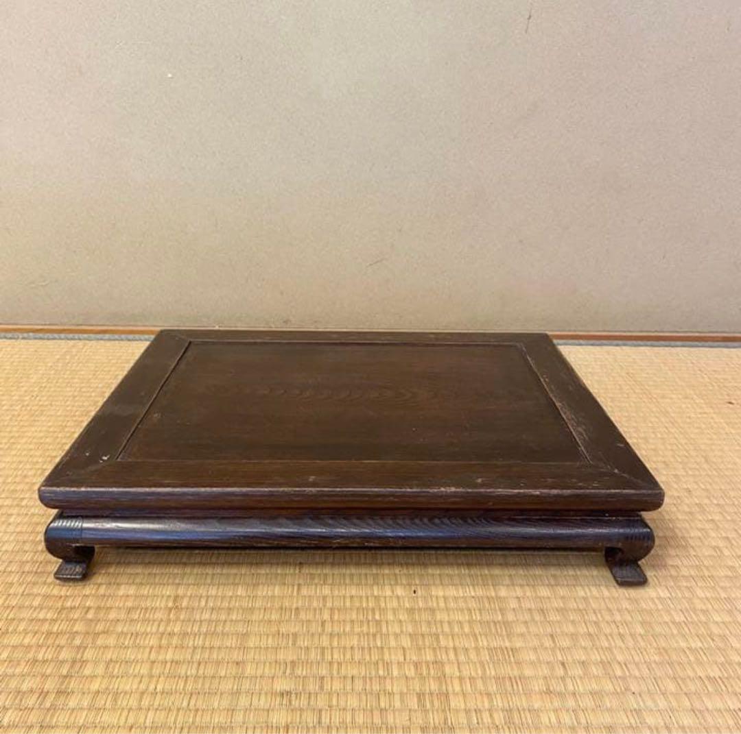 家具職人オリジナル盆栽飾り台　平卓 オリジナル一品物　48センチ