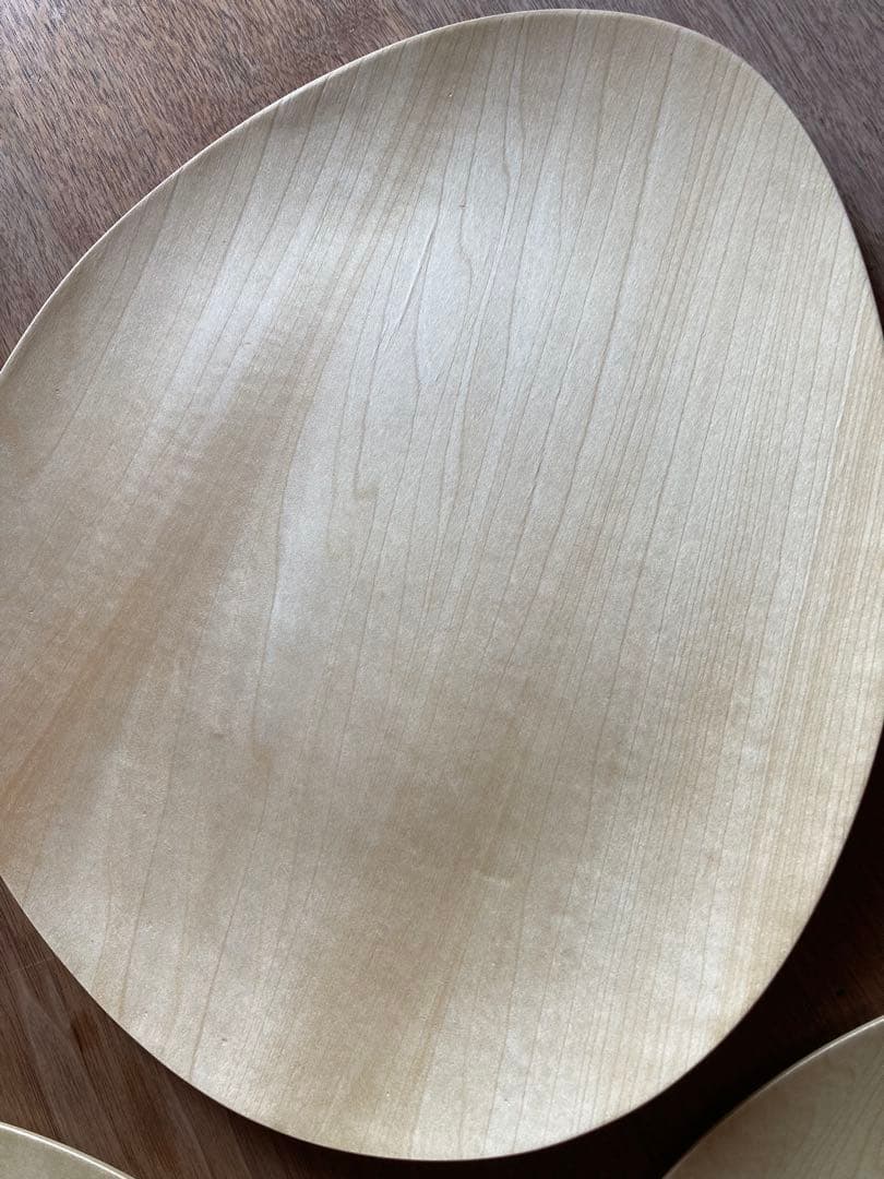 goldcraft マロン 木製オーバル型皿 4枚セット