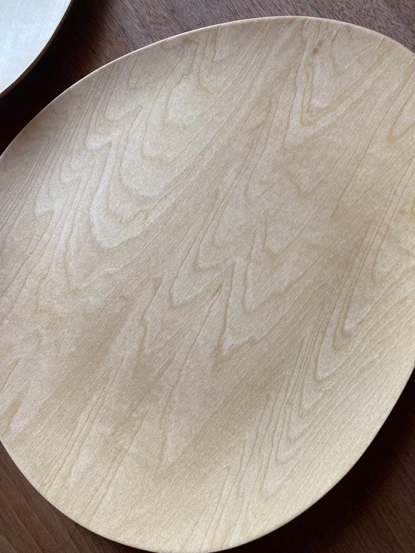 goldcraft マロン 木製オーバル型皿 4枚セット