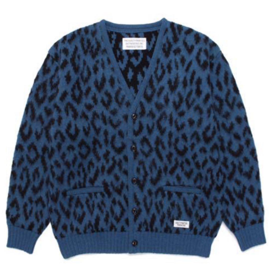 キムタク　WACKO MARIA レオパード　ヘビー　モヘア　カーディガン