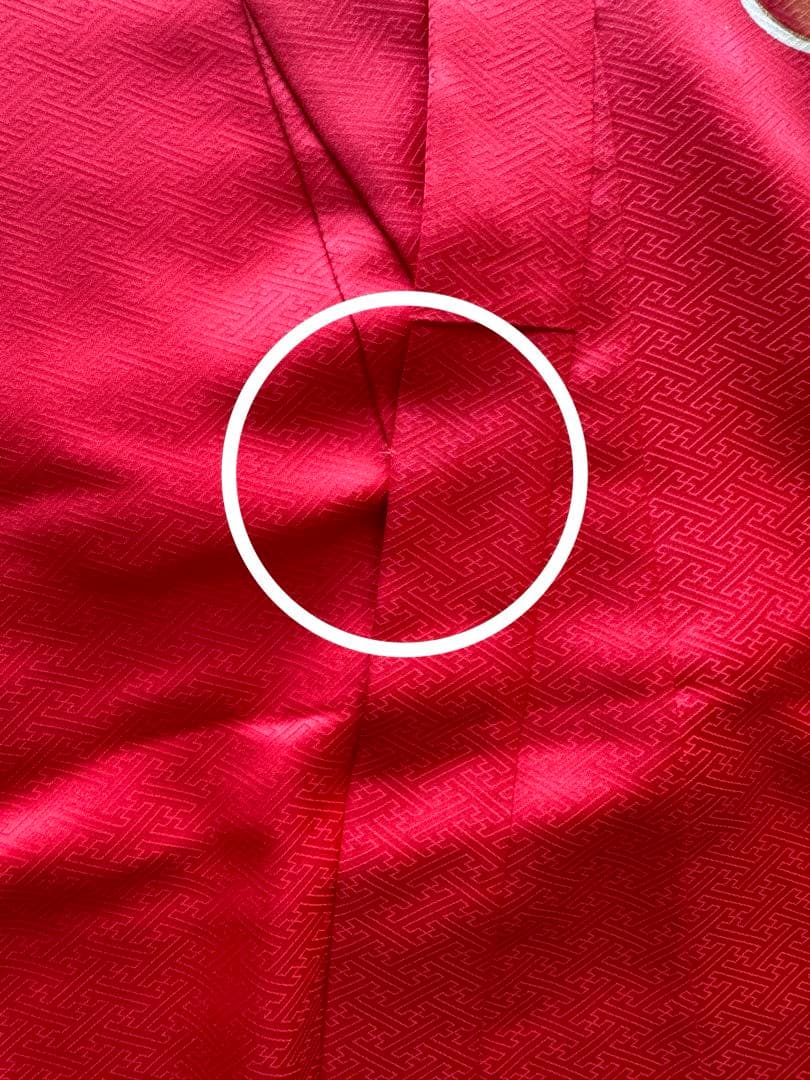 七五三に★正絹　七歳　四つ身　ピンク色に暈し染め　花尽くし　手描き友禅