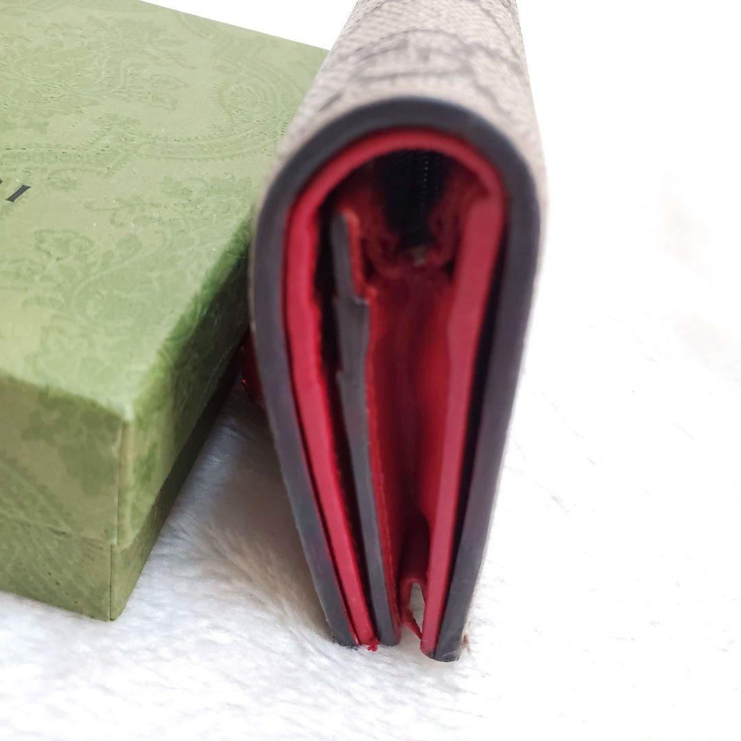 美品 希少 GUCCI　さくらんぼ　GGスプリーム　レザー　チェリー